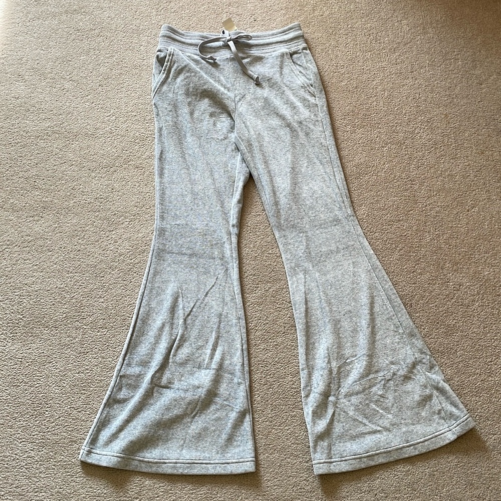 Aerie velour flare pant